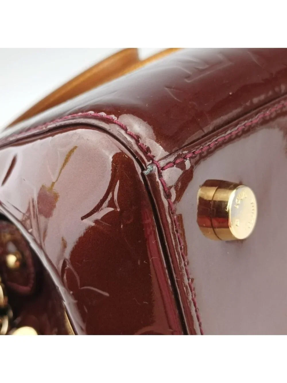 Louis Vuitton Blair MM Rouge Fauvist Vernis Shoulder Bag